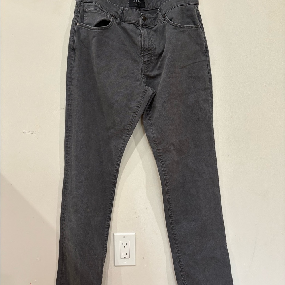 DSTLD Gray Slim Jeans with Modern Fit